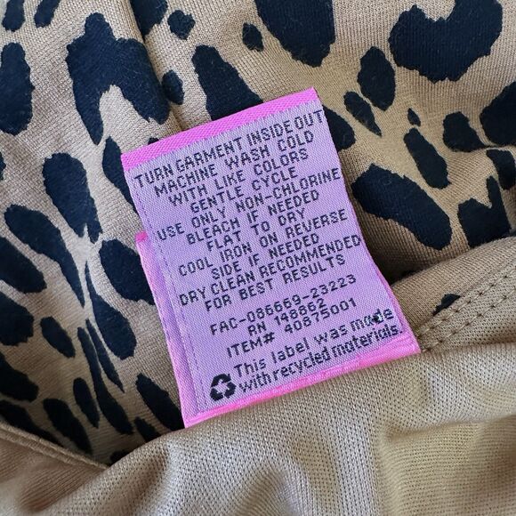 Torrid Betsey Johnson 5X Plus Puff Sleeve Skater Dress Animal Print - Picture 11 of 11